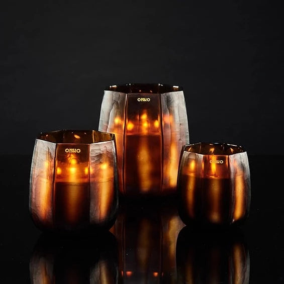 Luxurious Embrace Candles with Dark Background by Toni Bond 