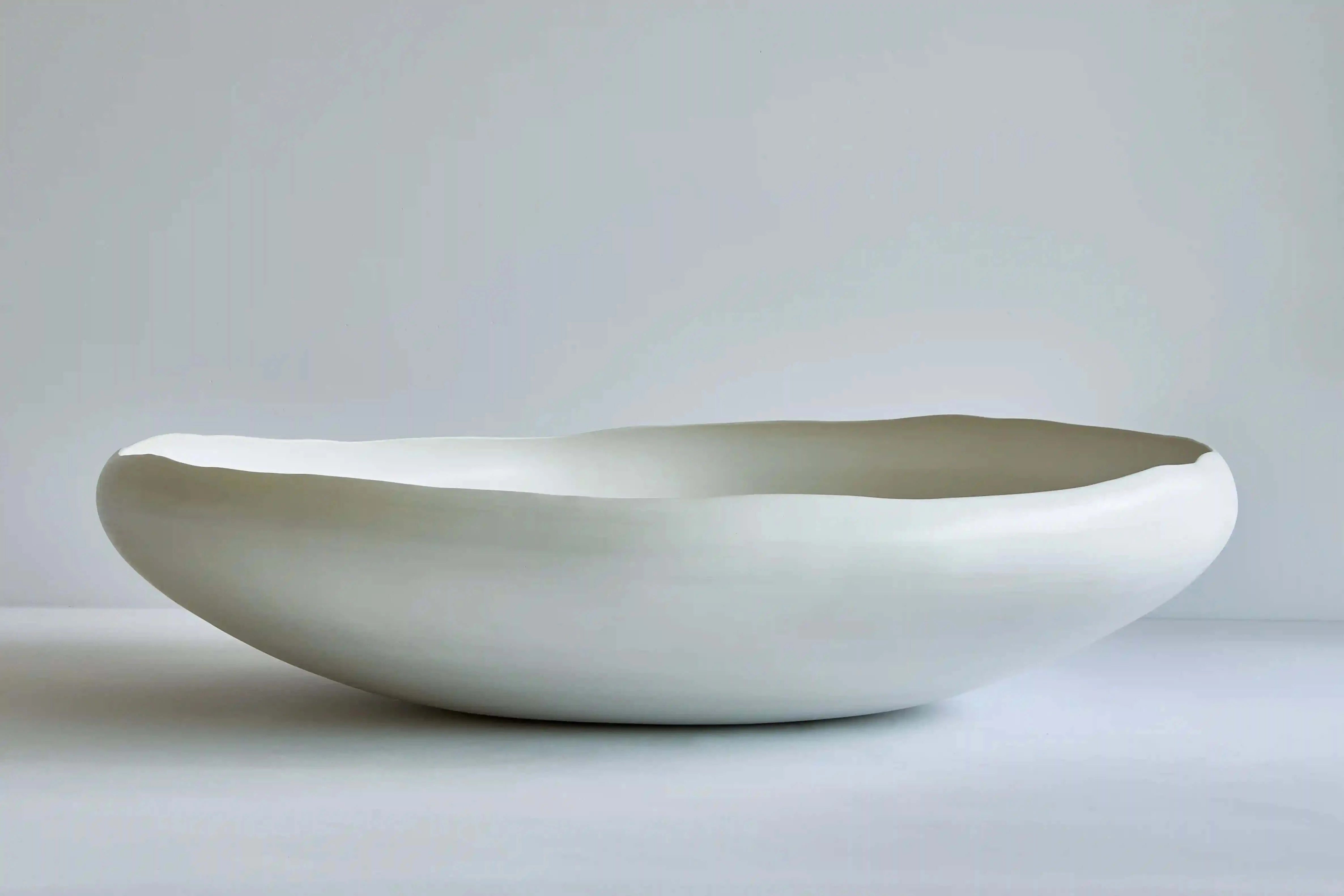 Luxurious White Decorative Bowl By Toni Bond