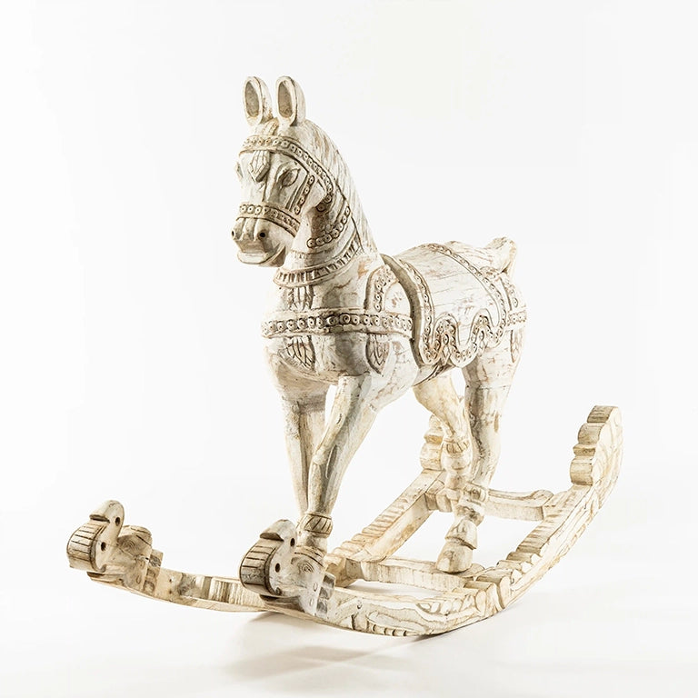 Luxurious Wood Rocking Horse By Toni Bond